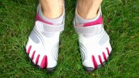walk barefooted